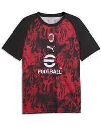 PUMA - Ac Milan Short Sleeve T-Shirt 2025 2026 - Lyst