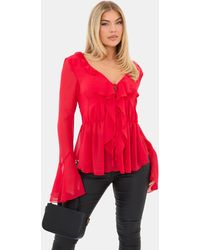 I Saw It First - Ruffle Top - Lyst