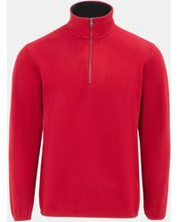 Donnay - Quarter Zip Fleece Jacket - Lyst