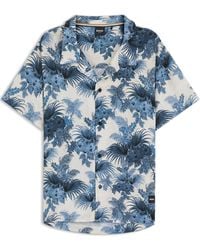 BOSS - Bodywear Short Sleeve Beach Shirt - Lyst