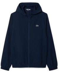 Lacoste - Taff Tt Water-Repellent Hooded Tracksuit Top - Lyst