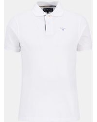 Barbour - Tartan Pique Polo Shirt - Lyst