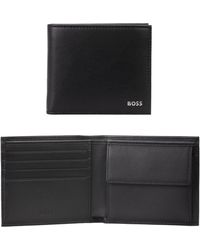 BOSS - Leather Coin Wallet With Logo Detail (Randy) - Lyst
