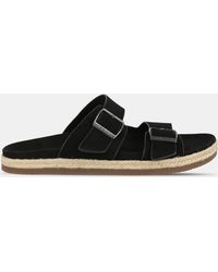 Jack Wills - Leather Slip On Flat Sandals - Lyst