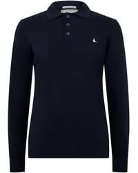 Jack Wills - Jw Cashmere Bl Polo Sn64 - Lyst