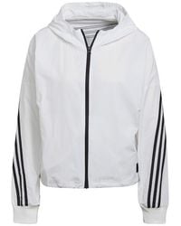 adidas - S Windbreaker Jacket White Xs - Lyst