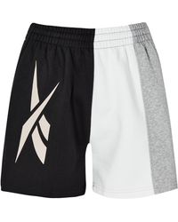 Reebok - Fleece Jogger Shorts - Lyst