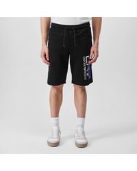 EA7 - Logo Bermuda Shorts - Lyst