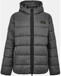 Barbour - Bobber Quilted Fixed Hood Short Puffer Jacket - Lyst