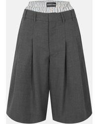 Marine Serre - Structured Tailored Shorts - Lyst