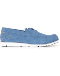 Timberland - Grafton Bay Lace Up Dark Boat Shoes - Lyst