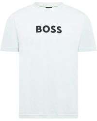 BOSS - Ts Logo Cotton Crew-Neck Short-Sleeve T-Shirt - Lyst
