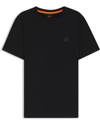 BOSS - Tales T-Shirt With Logo Patch Premium Cotton - Lyst