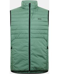 BOSS - Urbanex Quilted Water Resistant Sleeveless Gilet - Lyst