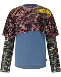 DIESEL - T-Besh-Camou T-Shirt - Lyst