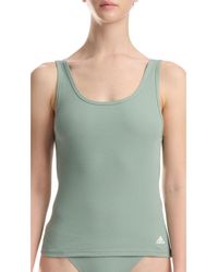 adidas - Active Flex Ribbed Tank Top - Lyst