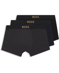 BOSS - Bodywear 3 Pack Trunks Boxers - Lyst