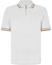 Pal Zileri - Pz Trim Short Sleeve Polo Shirt - Lyst