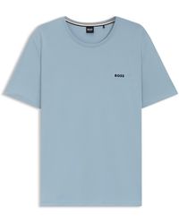 BOSS - Bodywear Mix & Match Premium Cotton T-Shirt With Logo Detail - Lyst