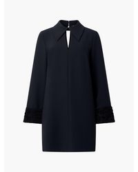 French Connection - Whisper Folded Cuff Mini Shift Dress - Lyst