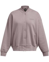 Under Armour - Lightweight Varsity Bomber Jacket - Lyst