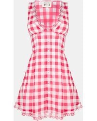 Frankie's Bikinis - X Bella Hadid Farm Gingham Mini Dress - Lyst