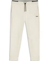 BOSS - Soft Cotton-Blend Jogging Bottoms - Lyst