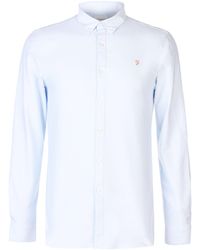 Farah - Oxford Long Sleeve Shirt - Lyst