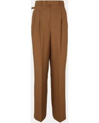 Ami Paris - High Waisted Wide Leg Trousers - Lyst