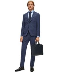 BOSS - Heston Designer Slim Fit Suit - Lyst