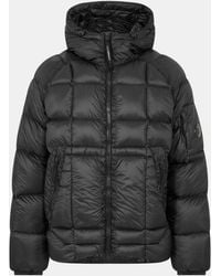 C.P. Company - Dd Shell Medium Down Hip Length Hooded Medium Puffer Jacket - Lyst