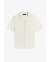 Fred Perry - Short Sleeve Plain Shirt - Lyst
