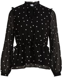 Vila - Siffa Long-Sleeve Blouse - Lyst