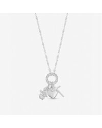 Inicio - Sterling Christening Necklace - Lyst