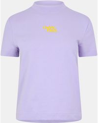 Calvin Klein - Short Sleeve Flocked Logo Cotton T-Shirt - Lyst
