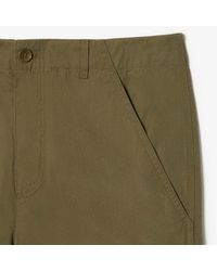 Lacoste - Straight-fit Multi Pocket Cargo Pants - Lyst