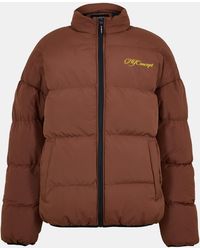 NY Concept - Script Puffer Jacket - Lyst