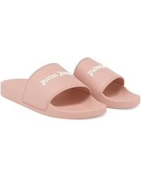 Palm Angels - Essential Logo Pool Sliders - Lyst