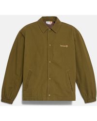 Timberland - Coach Canvas Overshirt - Lyst