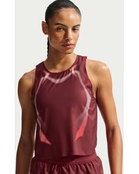 Nike - Aeroswift Dri-Fit Adv Cropped Running Tank Top - Lyst