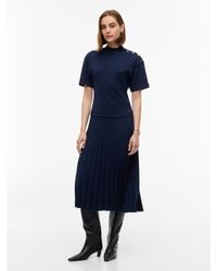 Tommy Hilfiger - Tommy Gld Btn Hn Drs Ld64 - Lyst