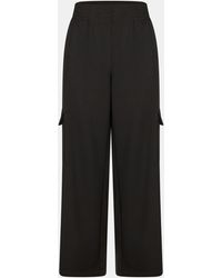 DKNY - Open Cuff Jersey Joggers - Lyst