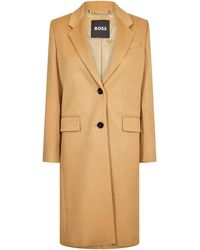 BOSS - Catara 10244030 01 Overcoat - Lyst