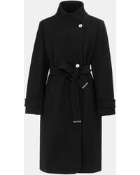 Biba - Billie Belted Long Sleeve Mid-Length Overcoat - Lyst