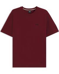 BOSS - Bodywear Waffle T-Shirt With Structured Design - Lyst