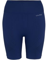 Usa Pro - Seamless Longline Cycling Shorts - Lyst