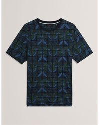 Ted Baker - Floral Long-Sleeve Patterned Shirt - Lyst
