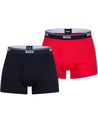 BOSS - Bodywear 2 Pack Logo Waistband Boxers - Lyst