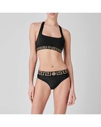 Versace - Greca Border Sports Bra - Lyst