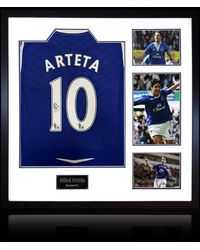 The Fan Cave - Mikel Arteta Signed Everton Shirt Elite Frame - Lyst